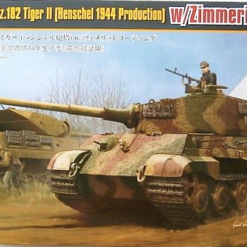 Pz.Kpfw.VI Sd.Kfz.182 TIGER II (HENSCHEL 1944 PRODUCTION) W/ZIMMERIT