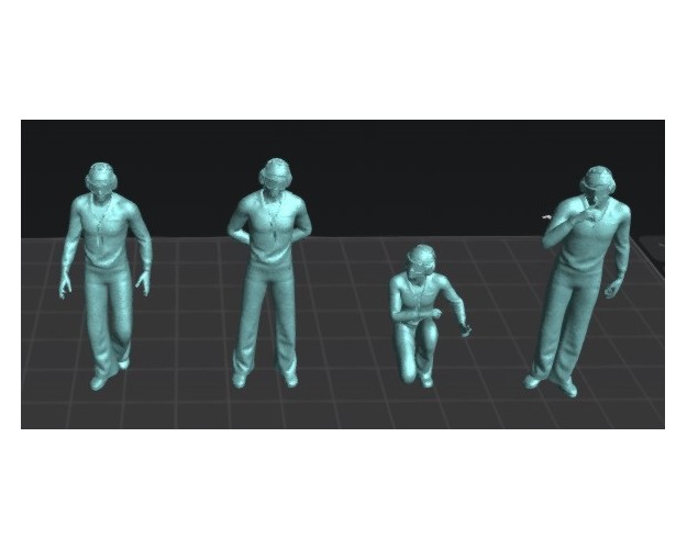 Pilotos Modernos (set.1). 3 figuras