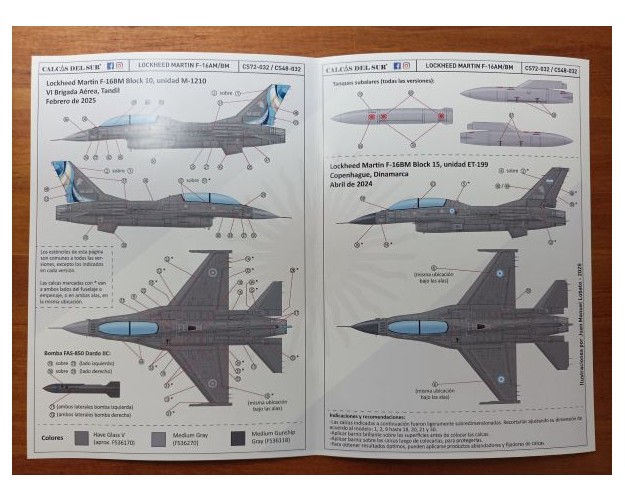 LOCKHEED MARTIN F-16AM/BM FUERZA AÉREA ARGENTINA - 1/72