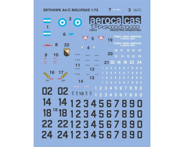 SKYHAWK A4-C MALVINAS (72010)