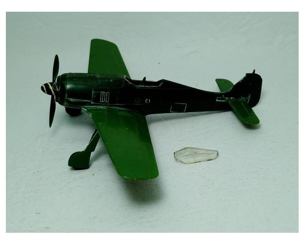 FOCKE-WULF FW190A 1/72 sin pintar y sin patín de cola.