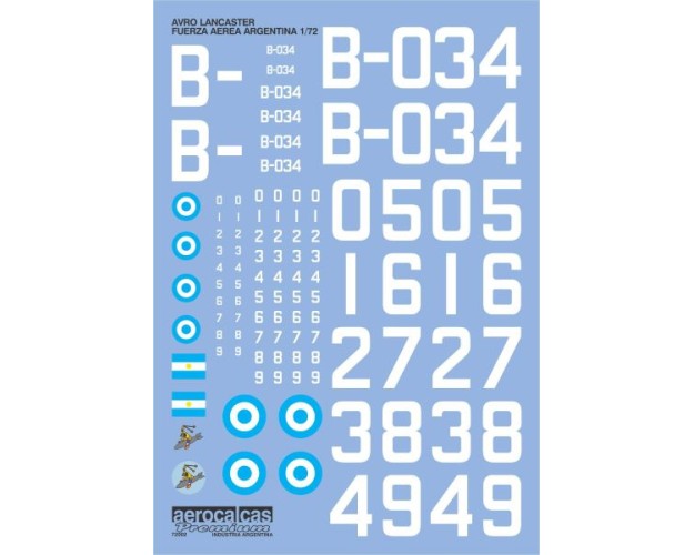 AVRO LANCASTER FUERZA AEREA ARGENTINA (72002)