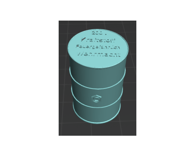 Tambor 200 litros "Wehrmacht" (x1)