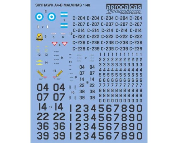 SKYHAWK A4-B MALVINAS (48005)