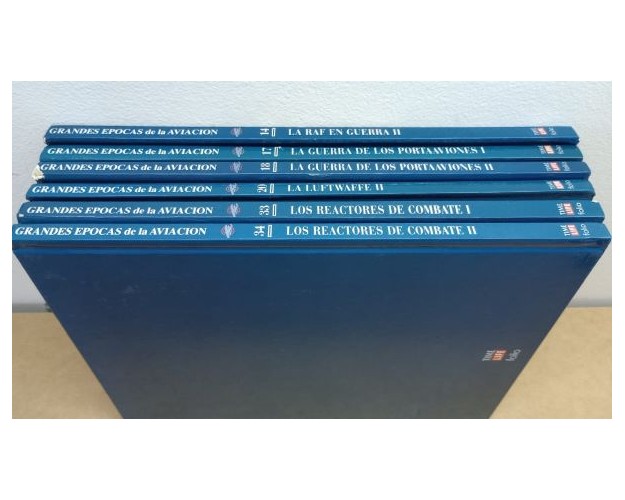 LOTE 6 TOMOS "GRANDES ÉPOCAS DE LA AVIACIÓN"