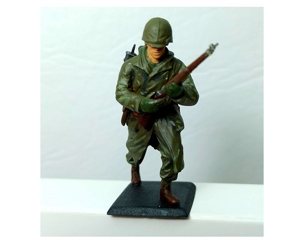 Infante americano 1944 - uniforme invernal.