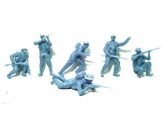 WWII - Soldados ingleses en combate x 6