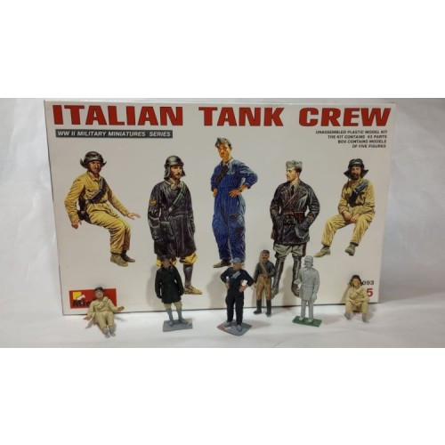 FIGURAS SEMIARMADAS - ITALIAN TANK CREW