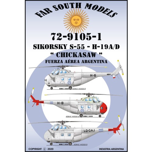 SIKORSKY S-55 - H-19D CHICKASAW - F.A.A.