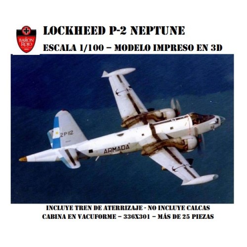 LOCKHEED P-2 NEPTUNE 1/100 3D