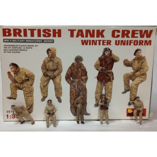 FIGURAS SEMIARMADAS - BRITISH TANK CREW. WINTER UNIFORM