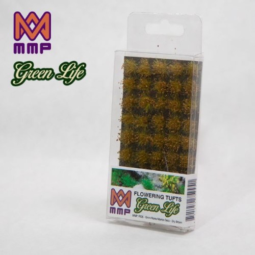 FLOWERING TUFTS 6mm COLOR MARRON SECO CB: 0721450759941