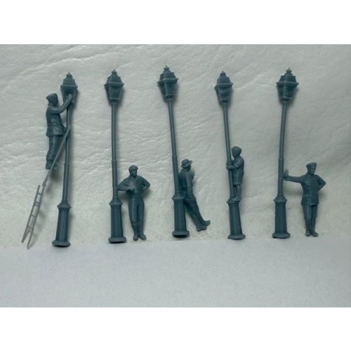 Set de farolas con figuras x 5