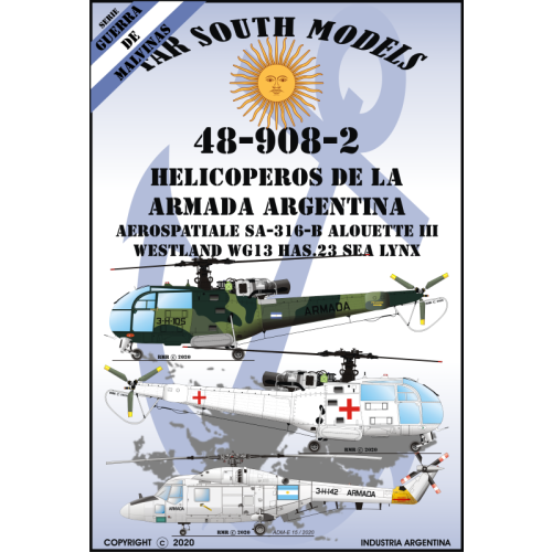 HELICÓPTEROS DE LA ARMADA ARGENTINA - SERIE GUERRA DE MALVINAS - 1/48