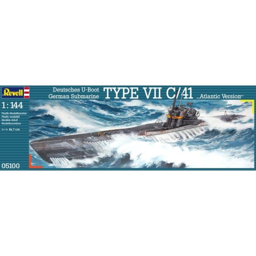 GERMAN SUBMARINE TYPE VII C/41 "ATLANTIC VERSION"