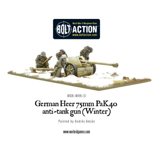 GERMAN HEER 75mm PAK 40 ATG (WINTER)