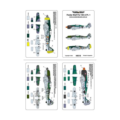 FOCKE WULF FW-190 A PT.1