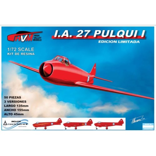 I.A.27 PULQUI I - IMPRESO 3D EN RESINA - 1/72