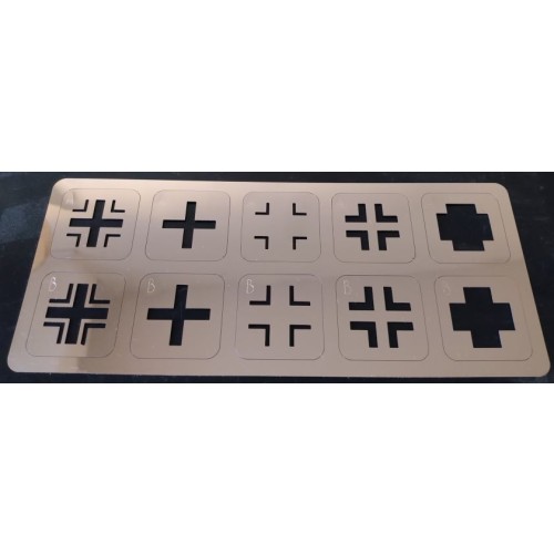 STENCIL BALKENKREUZ 48-32