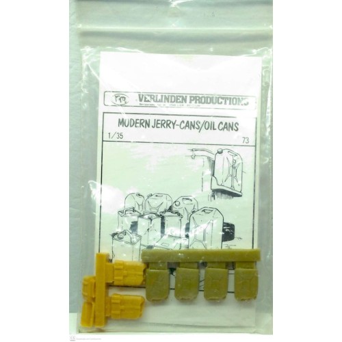 Bidones y latas de aceite modernos