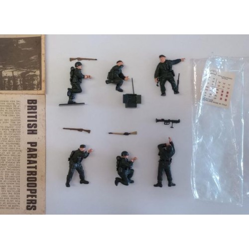 British Paratroops - Red Devils - 6 figuras armadas