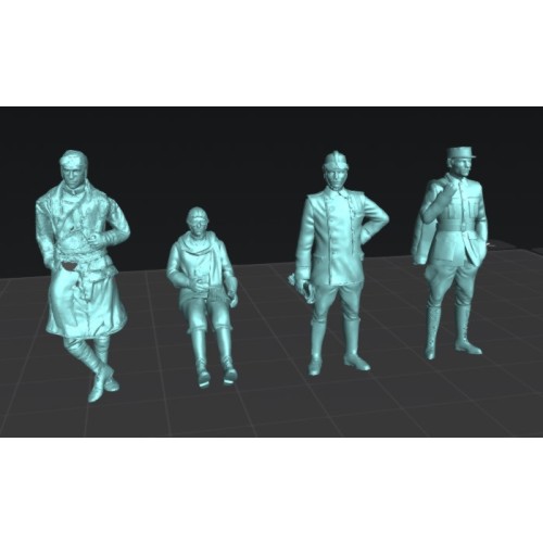 Pilotos Primera Guerra Mundial - Set 2 - 1/32