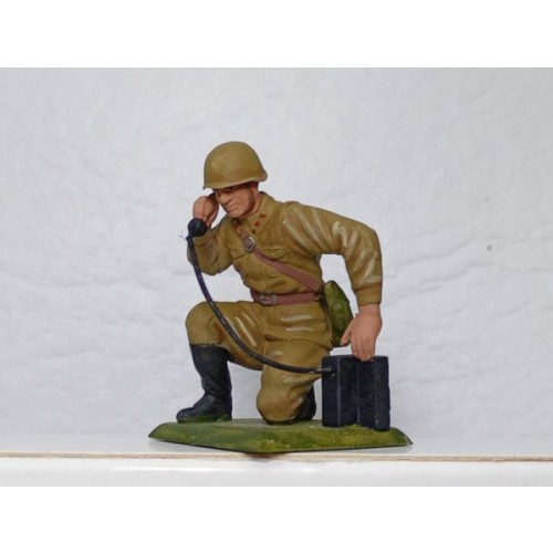 Oficial sovético de comunicaciones