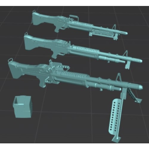 Ametralladora M60 (x4)