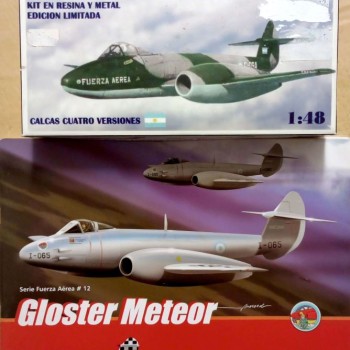 GLOSTER METEOR MK IV 1/48 RESINA + MONOGRAFÍA