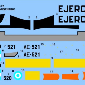 CHINOOK EJERCITO ARGENTINO 1/72 (72019)