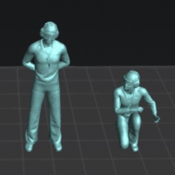 Pilotos Modernos (set.1). 3 figuras - 1/48