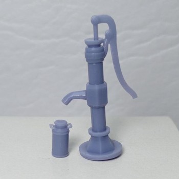 Bomba de agua manual y tarro