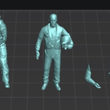 Pilotos Modernos (set.1). 3 figuras - 1/48