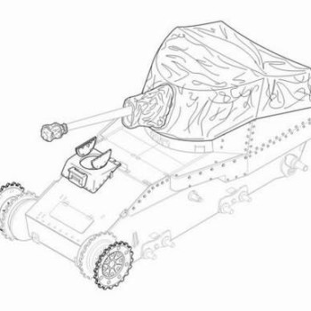 Sd.Kfz. 138 Ausf. M Marder III early-conversion set - Para kit de Tamiya