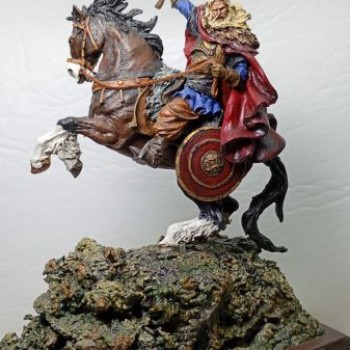 GUERRERO VIKINGO A CABALLO