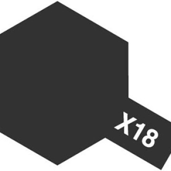 Acrylic Mini X-18 Semi Gloss Black- 10ml
